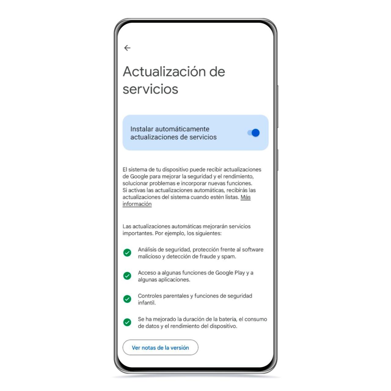 Actualización de Google Play