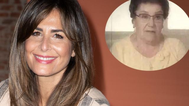 La presentadora Nuria Roca en montaje de EL ESPAÑOL junto a su suegra, Ángeles Pérez.