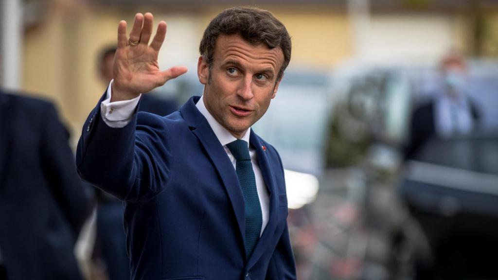 Vladimir Putin y Emmanuel Macron, reunidos en el Kremlin el pasado mes de febrero