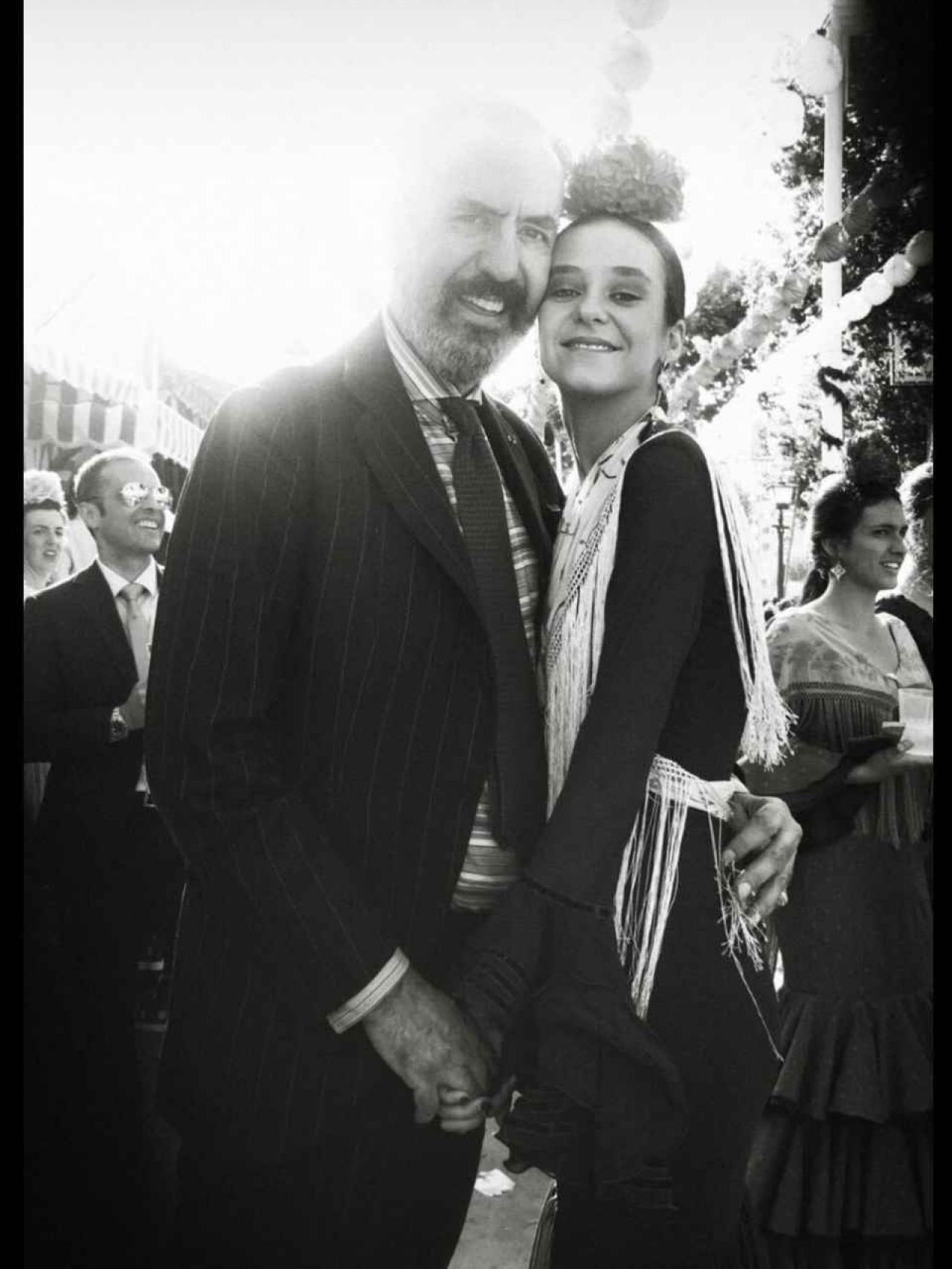 Jaime de Marichalar y Victoria Federica en la Feria de Abril, fotografiados por Jesús Isnard.