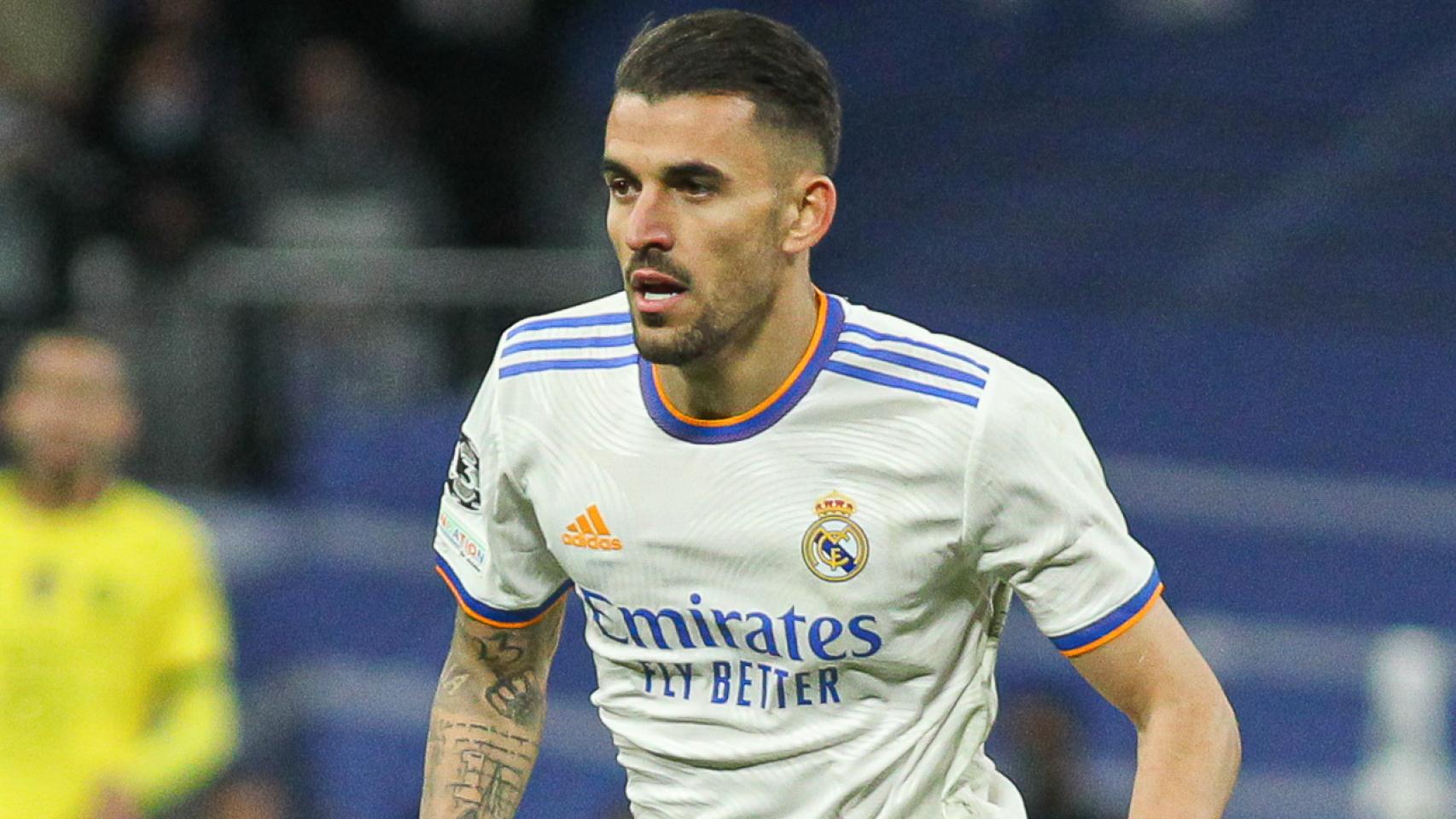 Dani Ceballos, en un partido del Real Madrid de la temporada 2021/2022