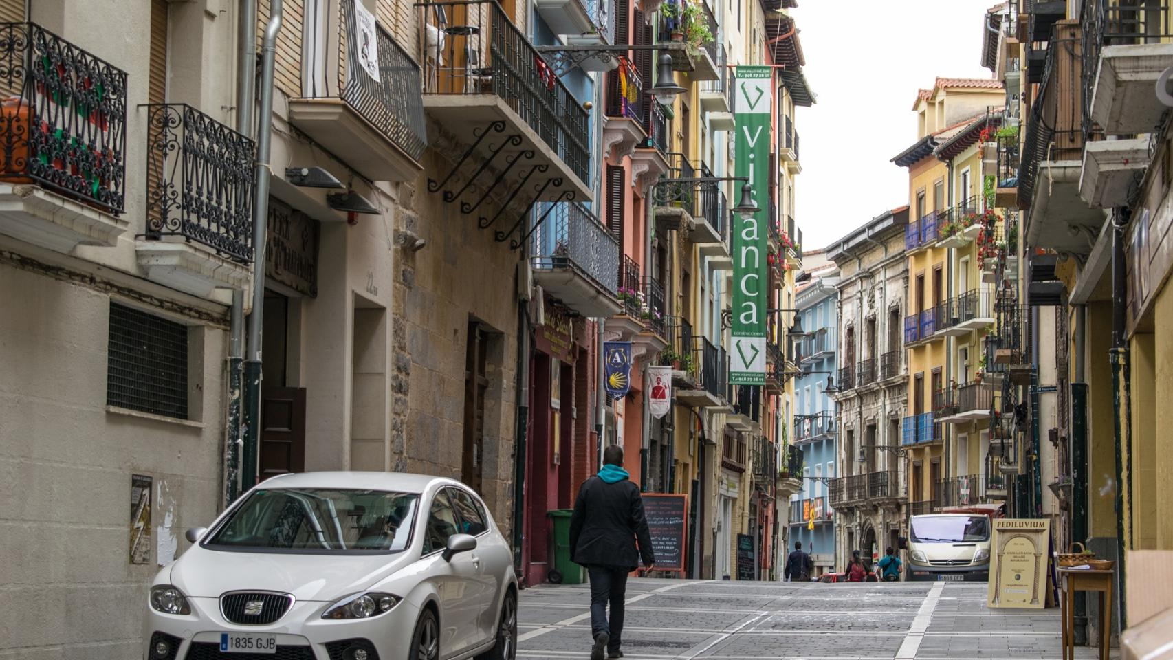 Casco viejo de Pamplona.