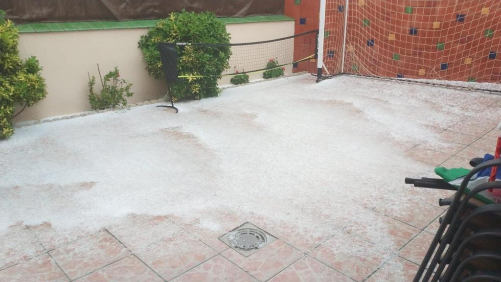 Granizo en Ronda.