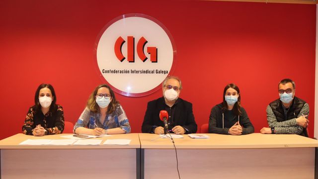 El secretario nacional de CIG-Saúde, Manuel González Moreira.