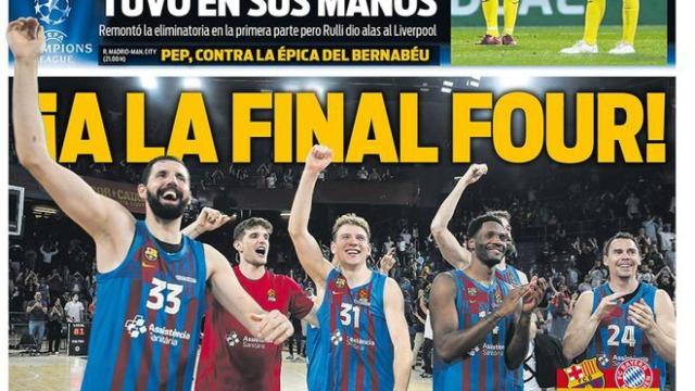 La portada del diario SPORT (04/05/2022)