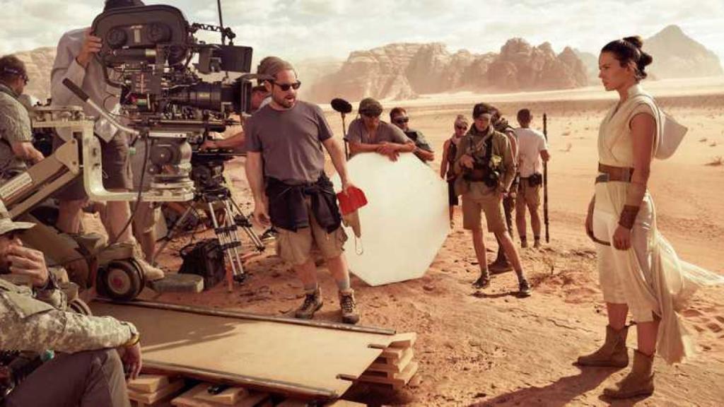 Imagen del rodaje de 'El ascenso de Skywalker'.