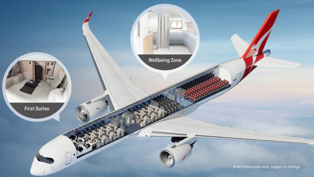 Configuración de Airbus A350-1000