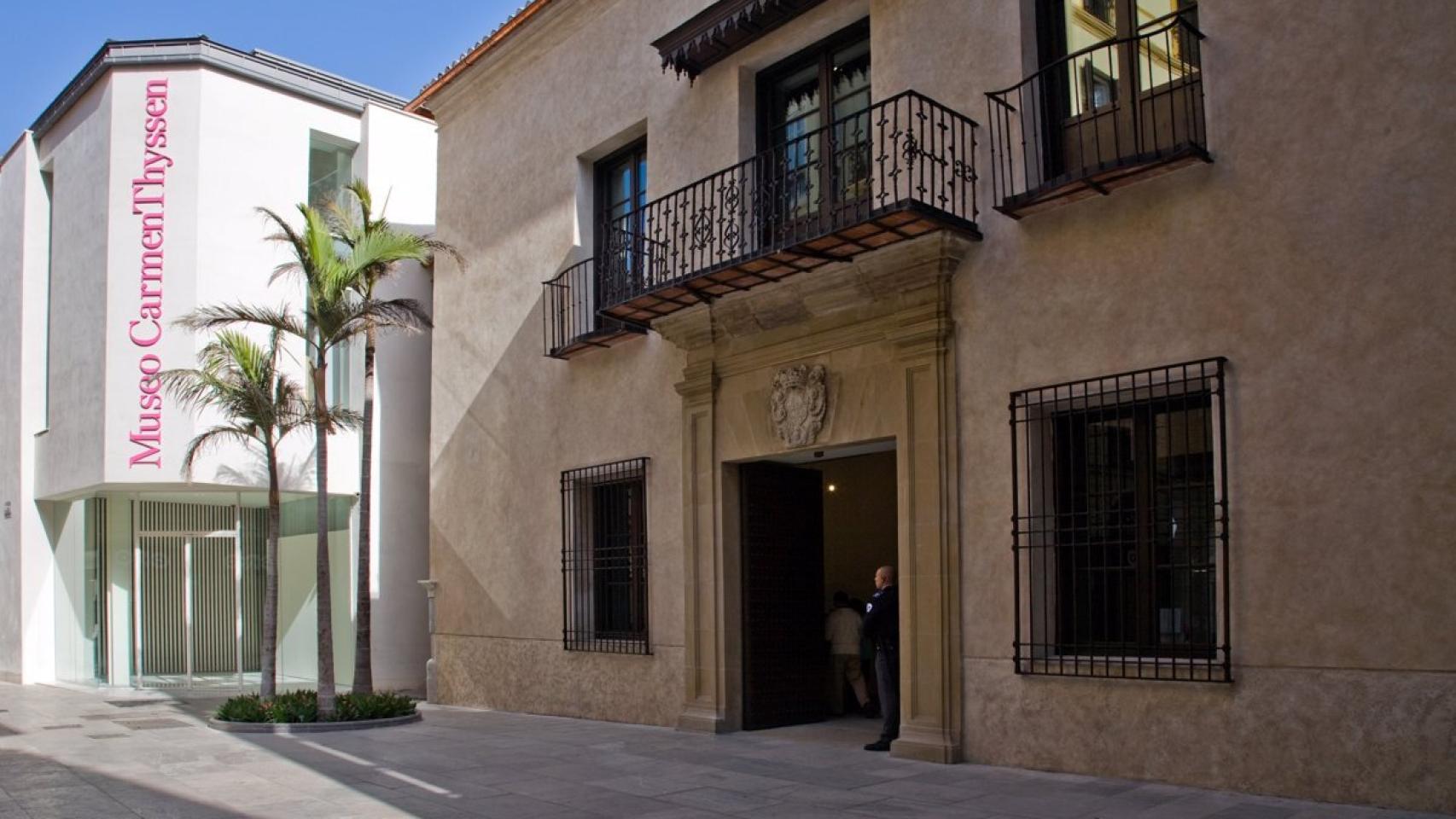 Entrada principal al Museo Thyssen Málaga.
