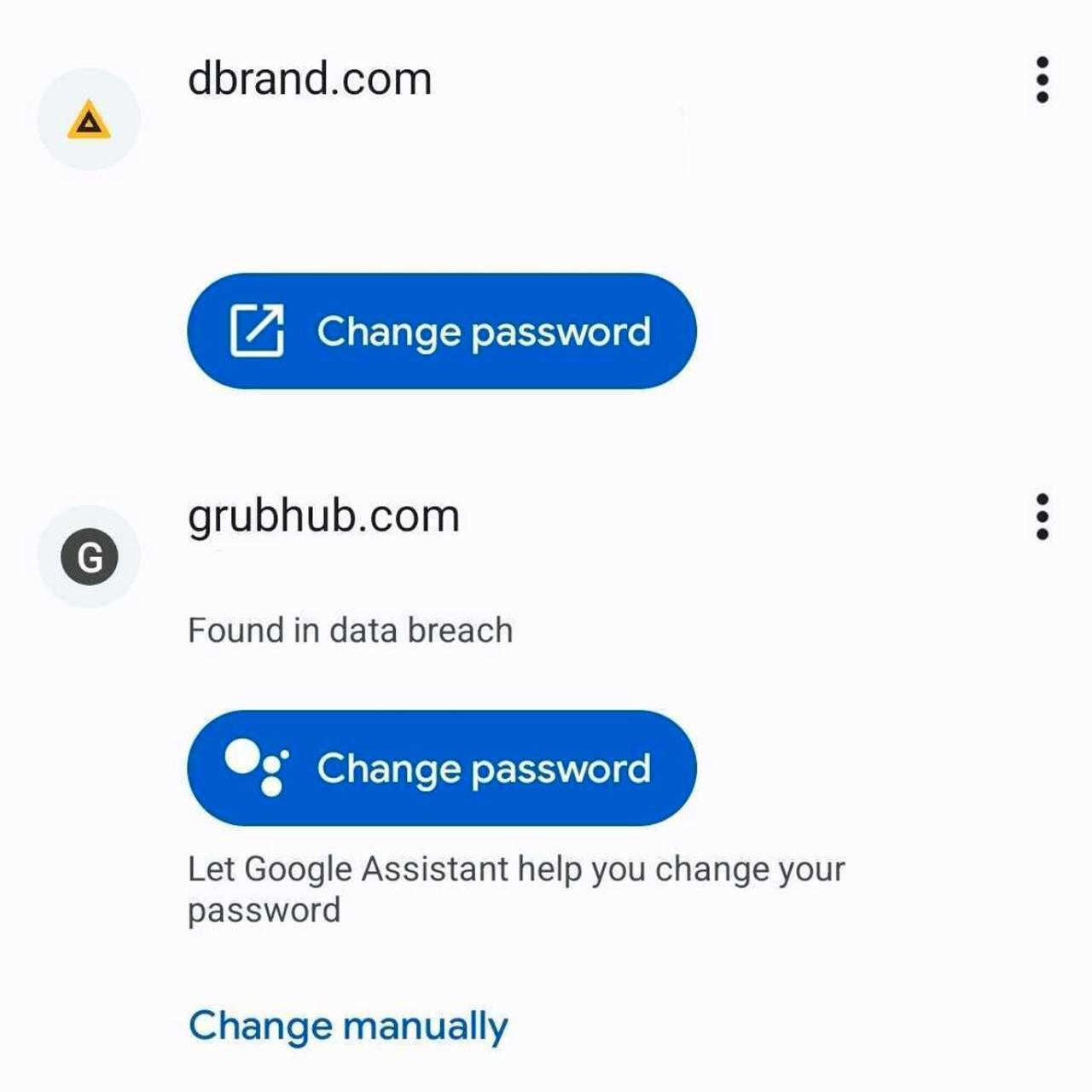 Contraseñas en Chrome