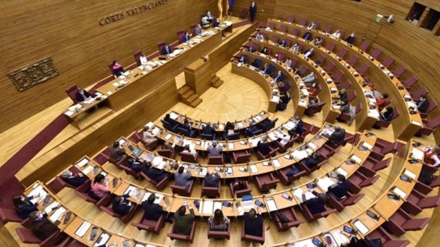 Imagen de archivo de las Cortes valencianas.