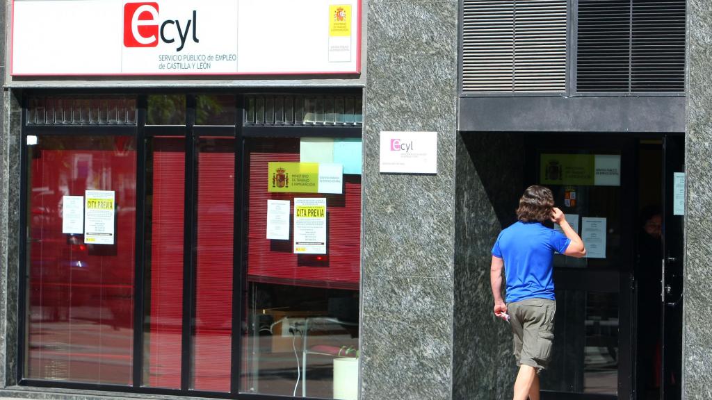 Imagen de una oficina del Ecyl en Castilla y León.