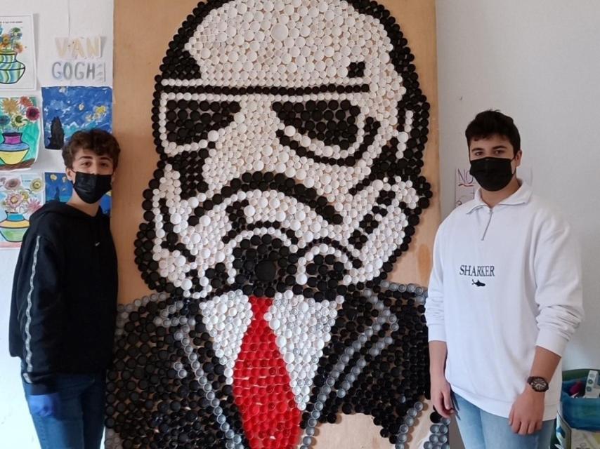 La creativa obra de dos jóvenes leoneses.