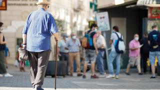 Una persona de la tercera edad en Mérida. EP.