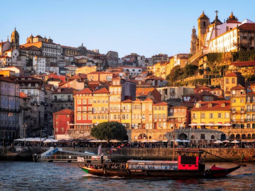 Vista de Oporto desde Vila Nova de Gaia