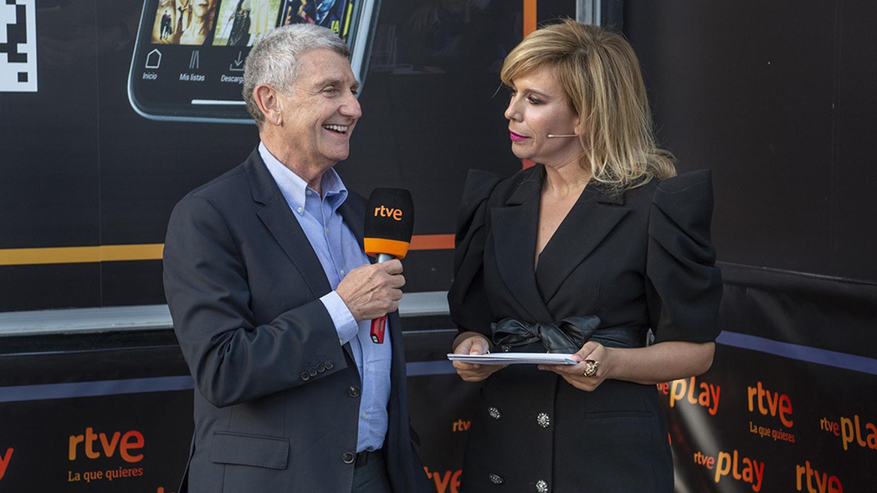 José Manuel Pérez Tornero y María Eizaguirre.