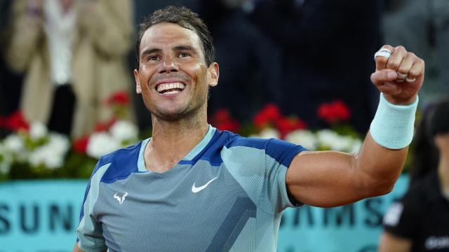 Rafa Nadal, en el Mutua Madrid Open 2022