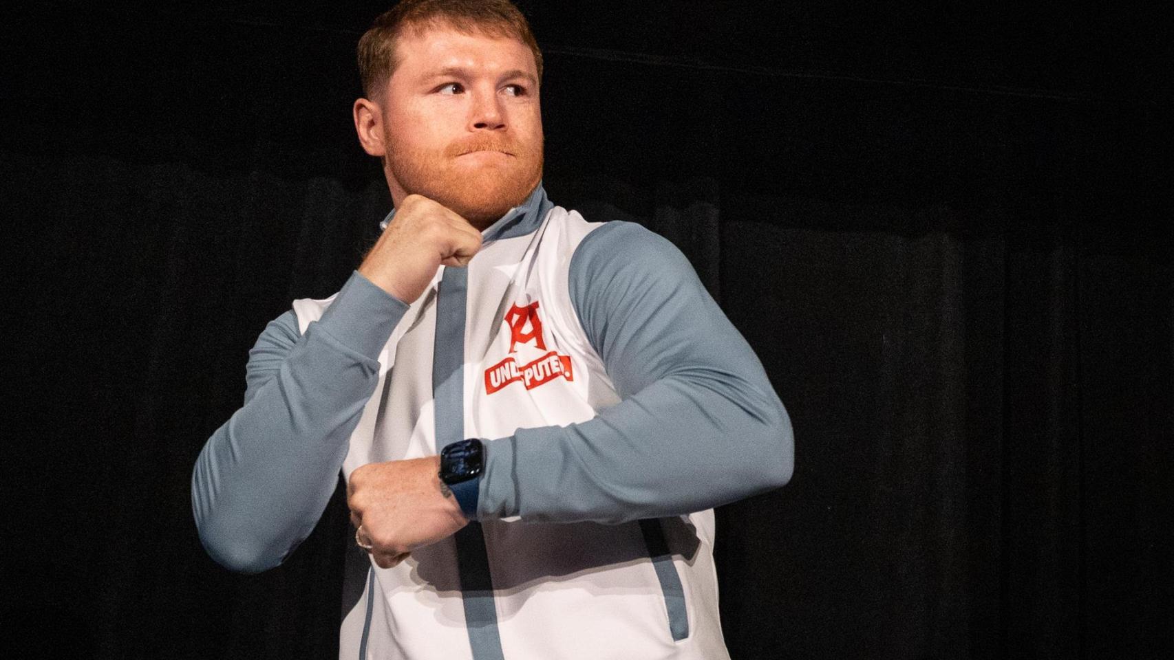 Saúl 'Canelo' Álvarez, a su llegada al MGM de Las Vegas