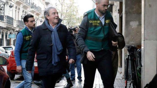 José María Corbín, cuñado de Rita Barberá, tras ser detenido en 2019.
