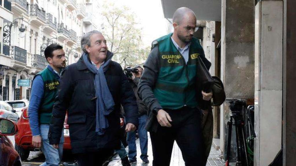 José María Corbín, cuñado de Rita Barberá, tras ser detenido en 2019.
