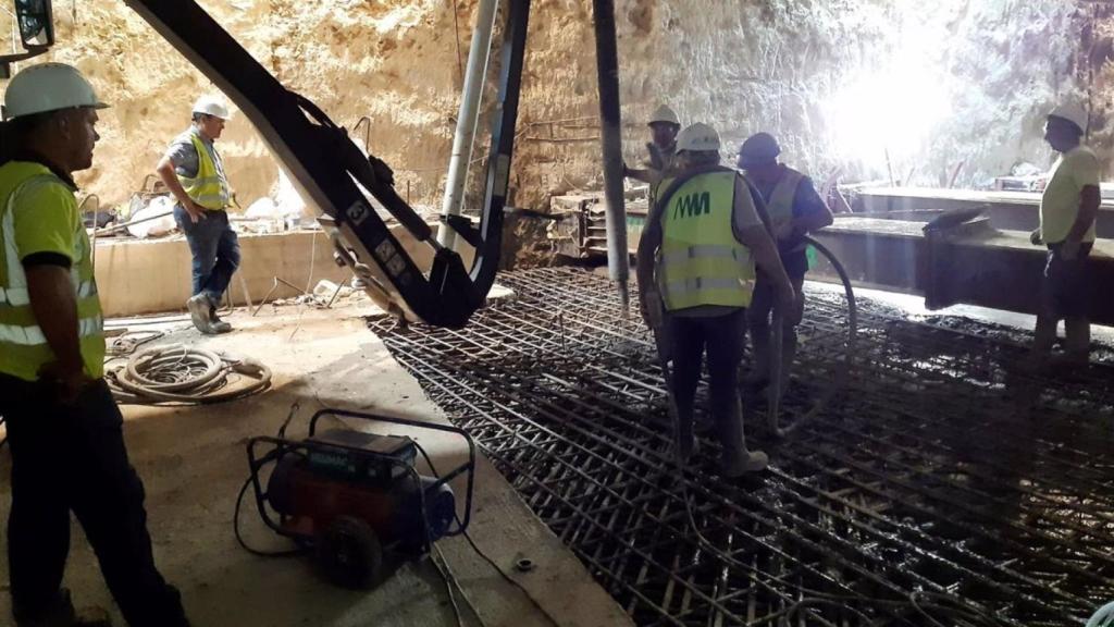 Imagen de archivo de las obras del Metro de Málaga.