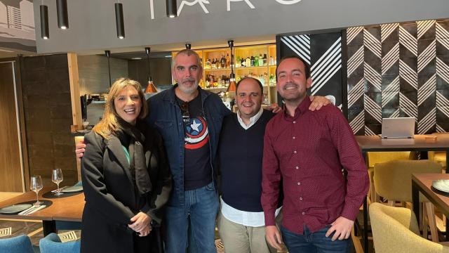 De izquierda a derecha, Raquel Espejo, Fran Moraleda, Gonzalo León y LM Gómez Pozo.