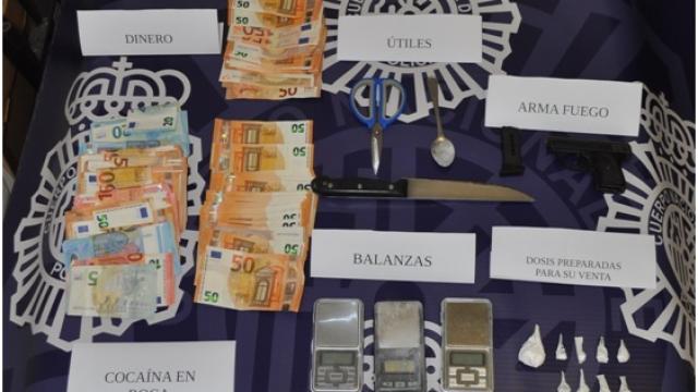 Una imagen de lo incautado en la operación Pólvora.