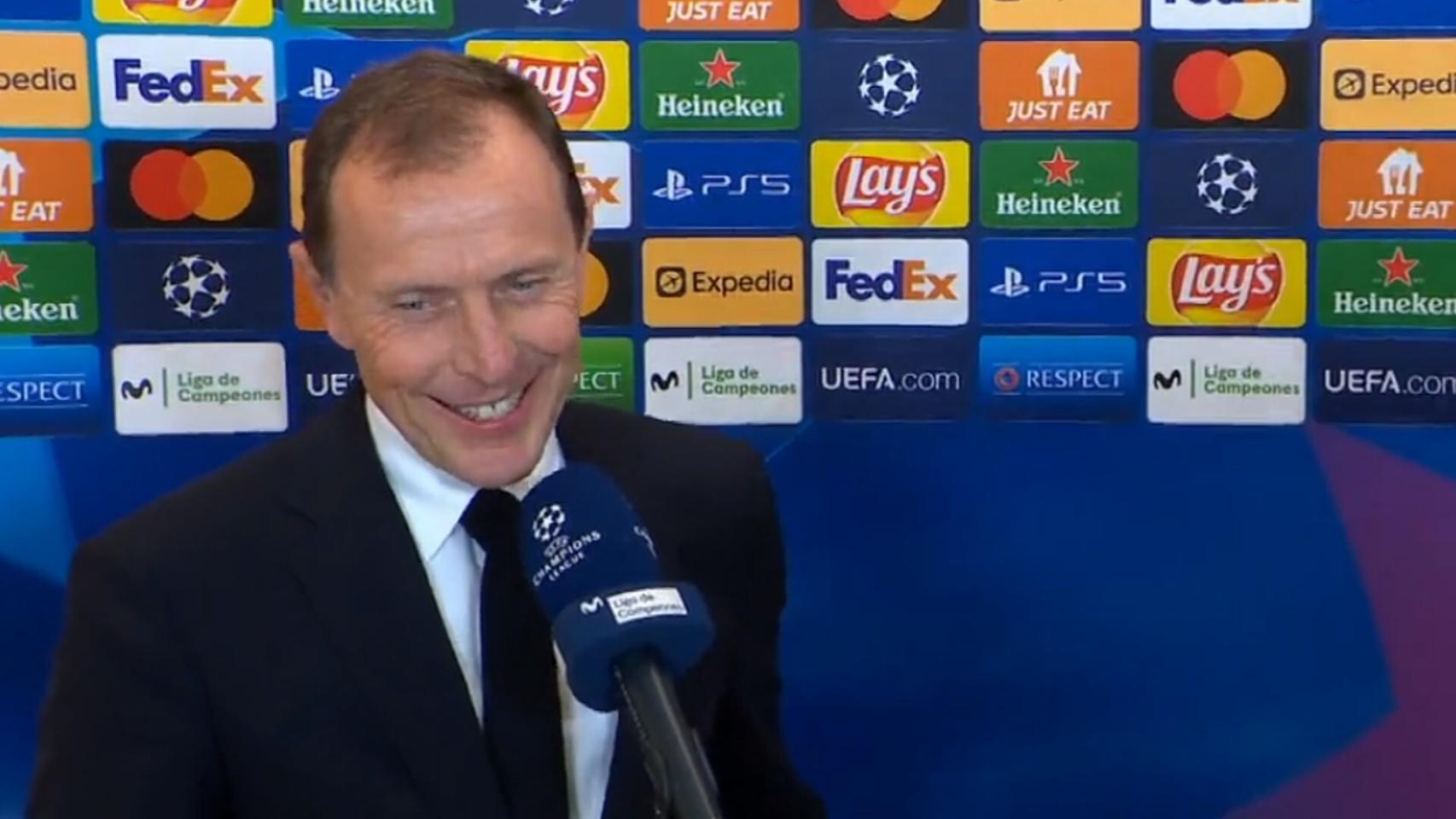 Emilio Butragueño, tras la remontada.