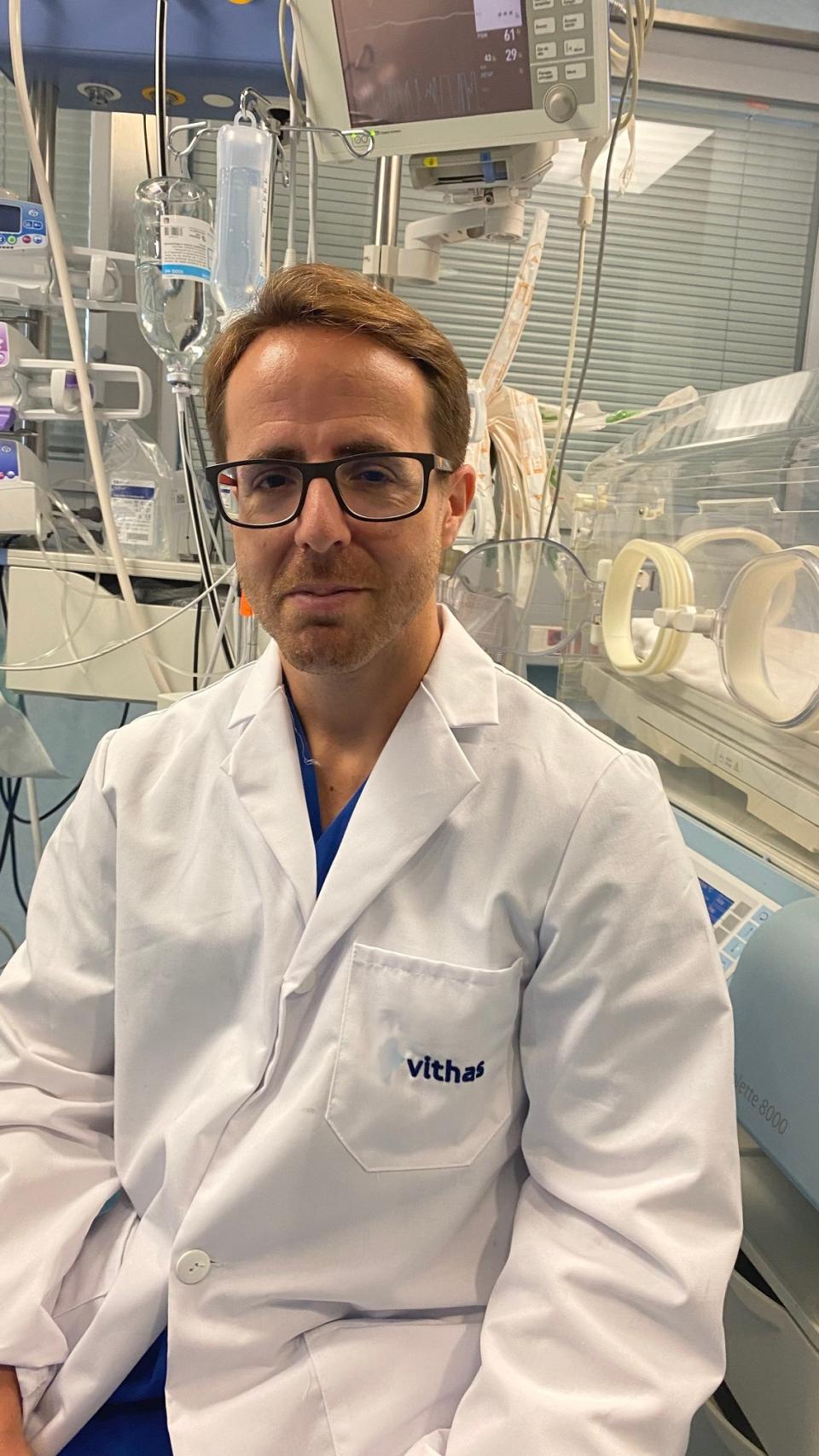 Enrique Sánchez,  jefe de Neonatologia Vithas Malaga.