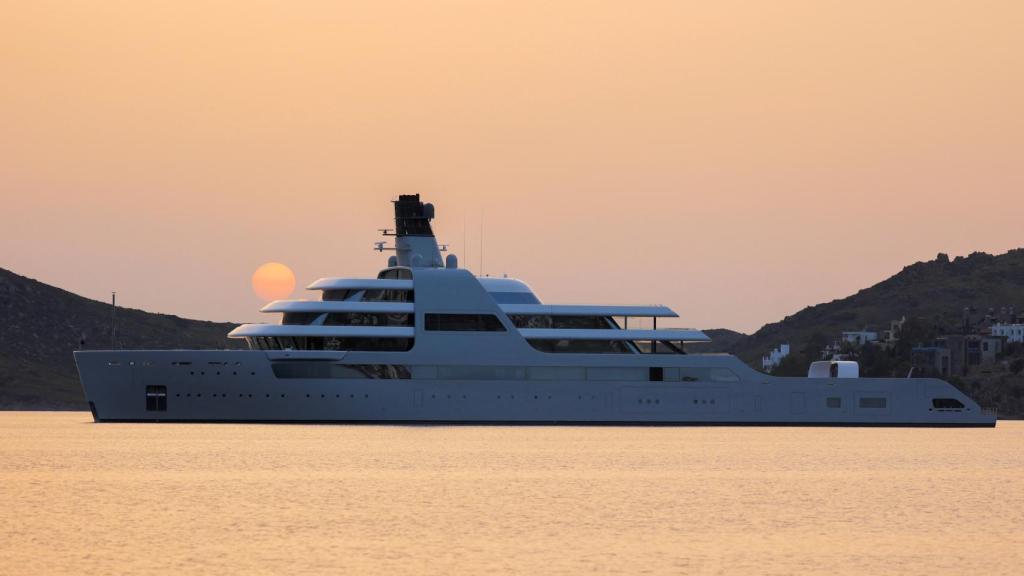 Un yate de Abramovich fotografiado en Turquía, el pasado 16 de abril.