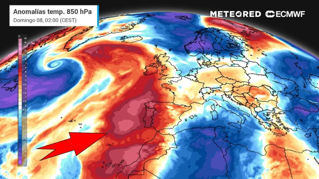 Anomalías de calor durante el primer fin de semana de mayo. Meteored.