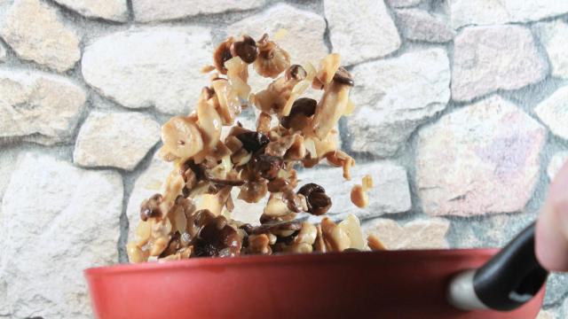 Champiñones salteados.