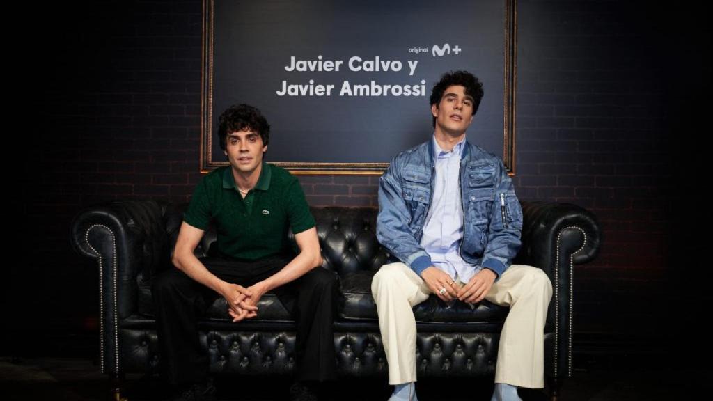 'Los Javis' en la presentación de la nueva serie de Movistar Plus+ 'La mesías'.