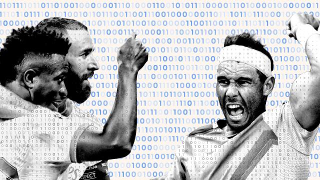 Karim Benzema, Vinicius y Rafael Nadal
