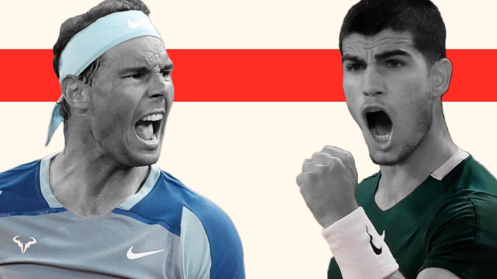 Rafa Nadal y Carlos Alcaraz