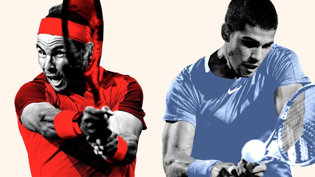 Rafael Nadal y Carlos Alcaraz