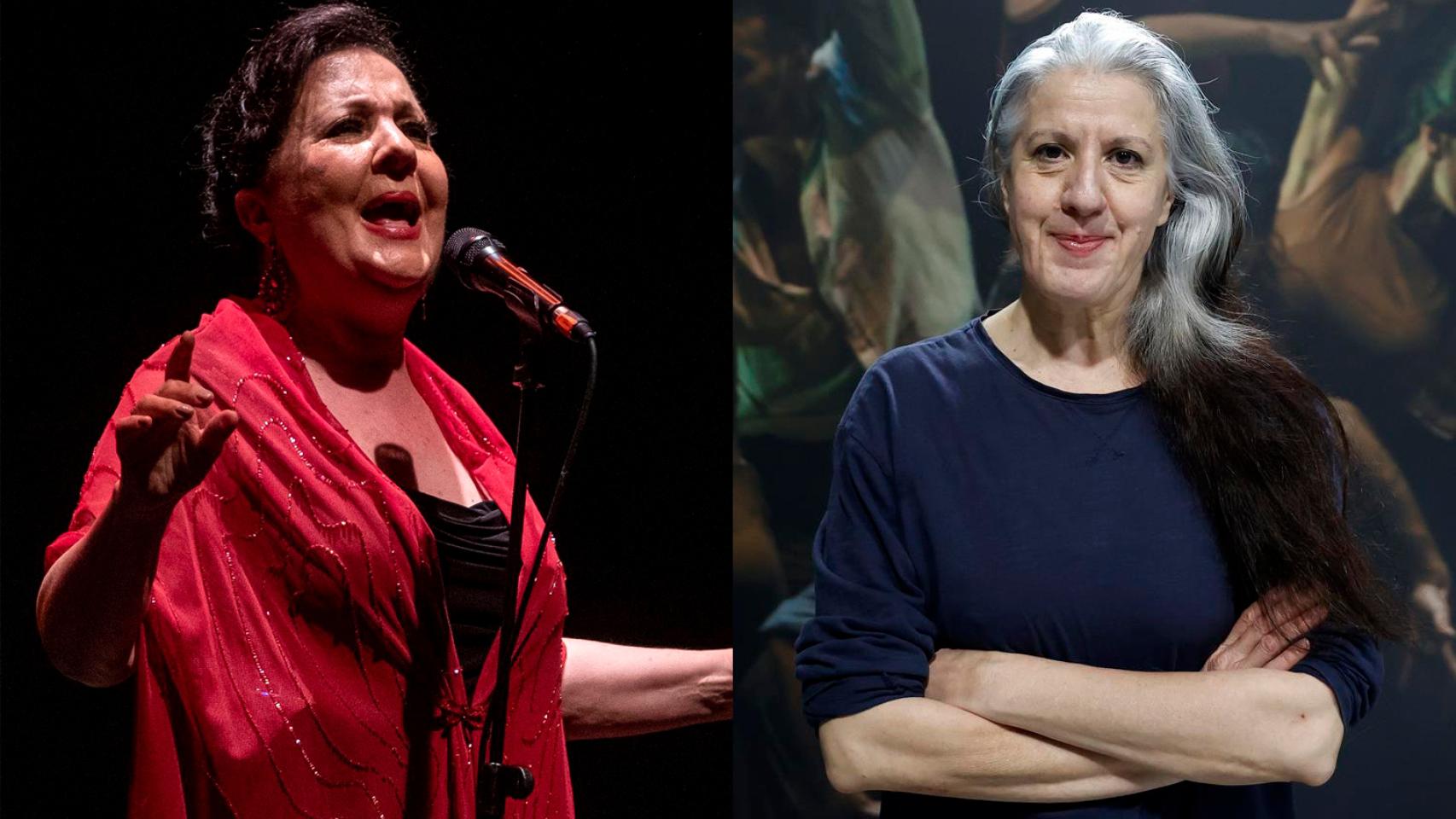 Carmen Linares (Foto: EFE / Julián Pérez) y María Pagés (EFE / Mariscal)