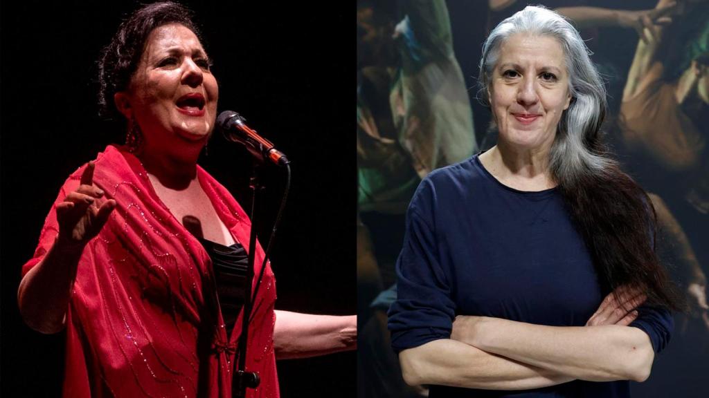 Carmen Linares (Foto: EFE / Julián Pérez) y María Pagés (EFE / Mariscal)