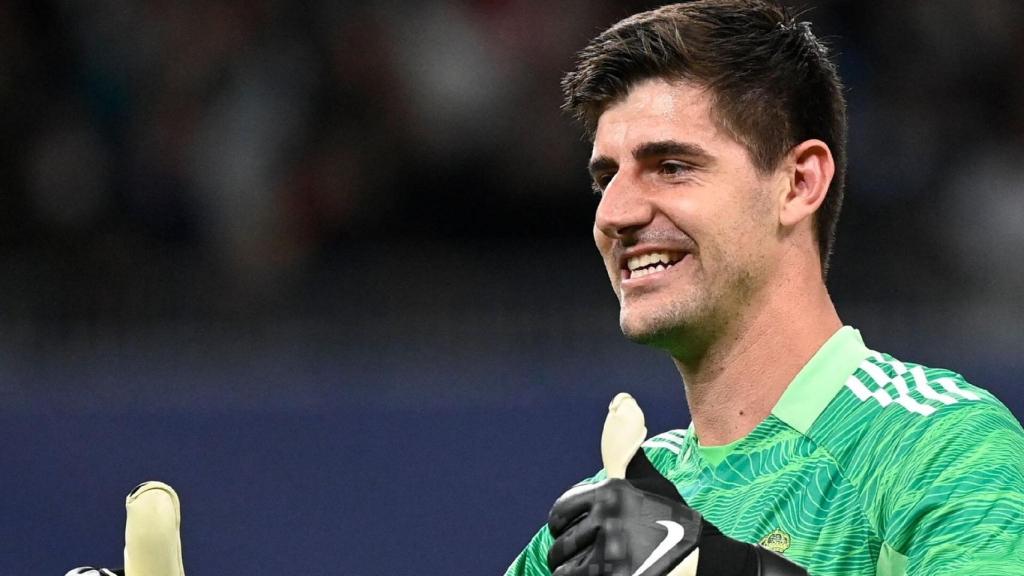 Thibaut Courtois, tras la remontada.