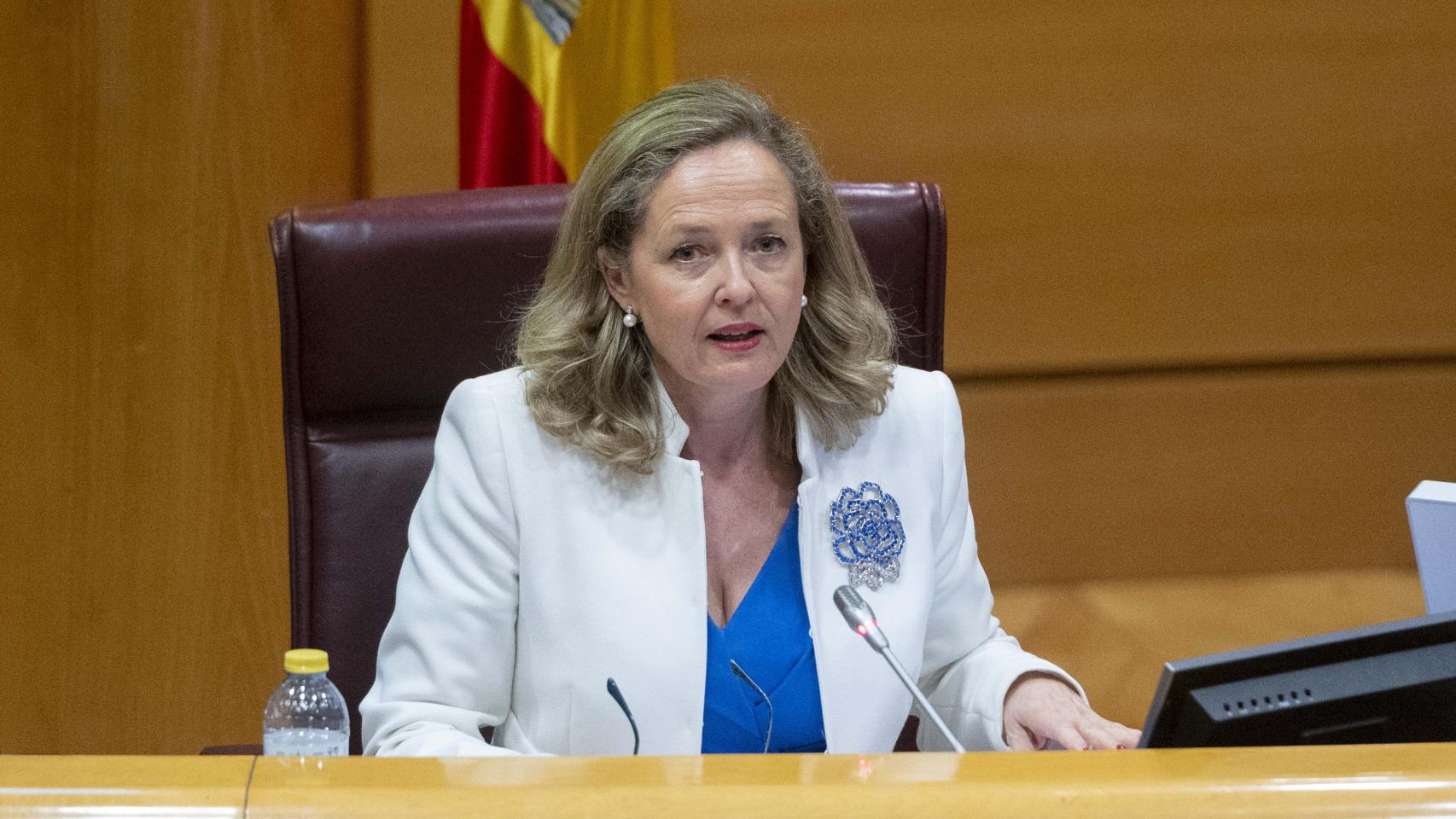 La vicepresidenta primera y ministra de Asuntos Económicos y Transformación Digital, Nadia Calviño