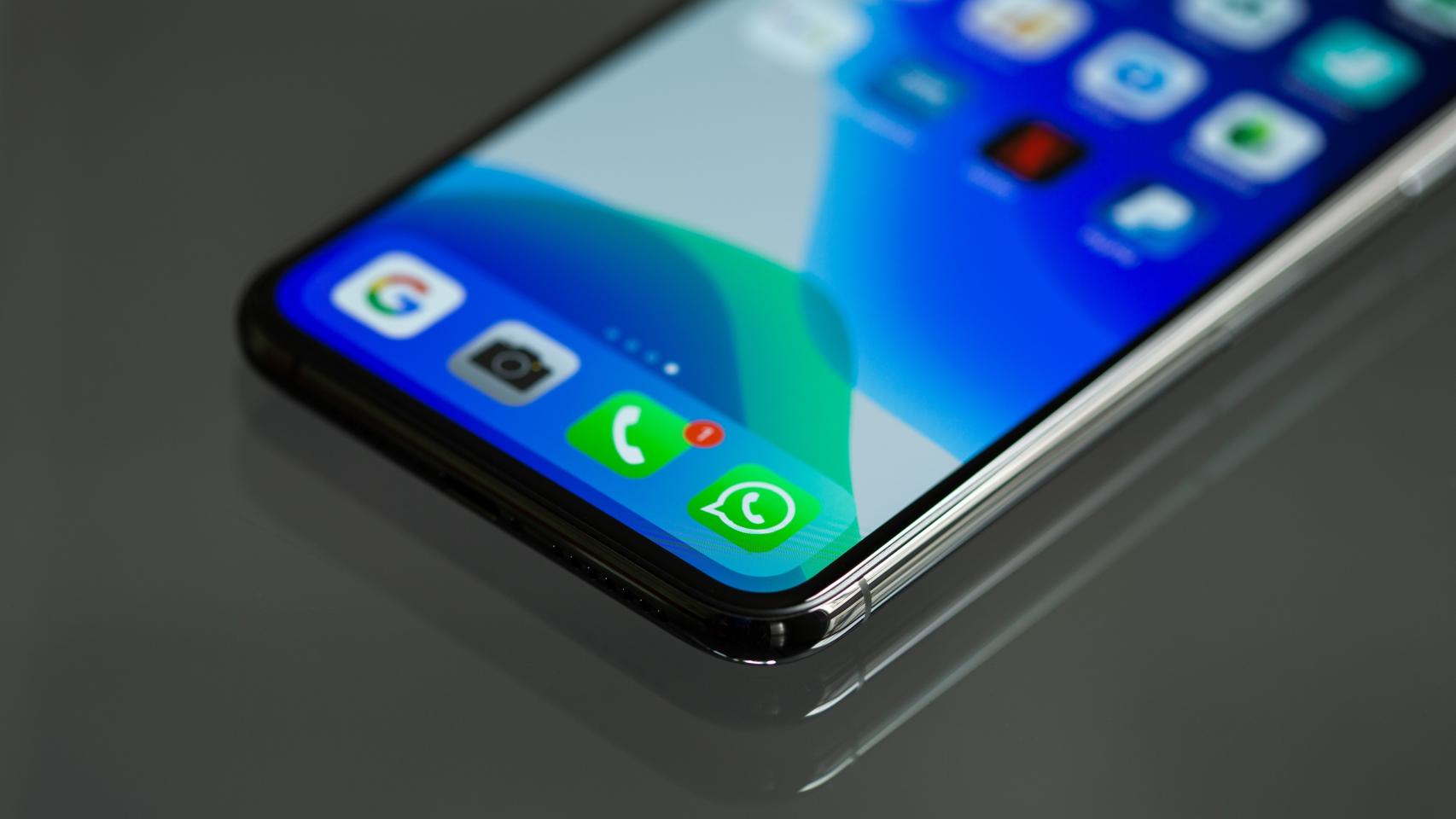 Iconos de un 'smartphone', entre los que se encuentran los de WhatsApp, Google o Netflix, entre otros.