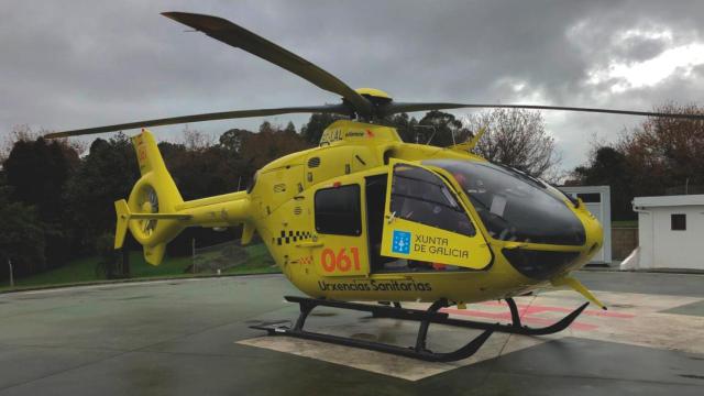 Imagen de archivo de un helicóptero medicalizado.