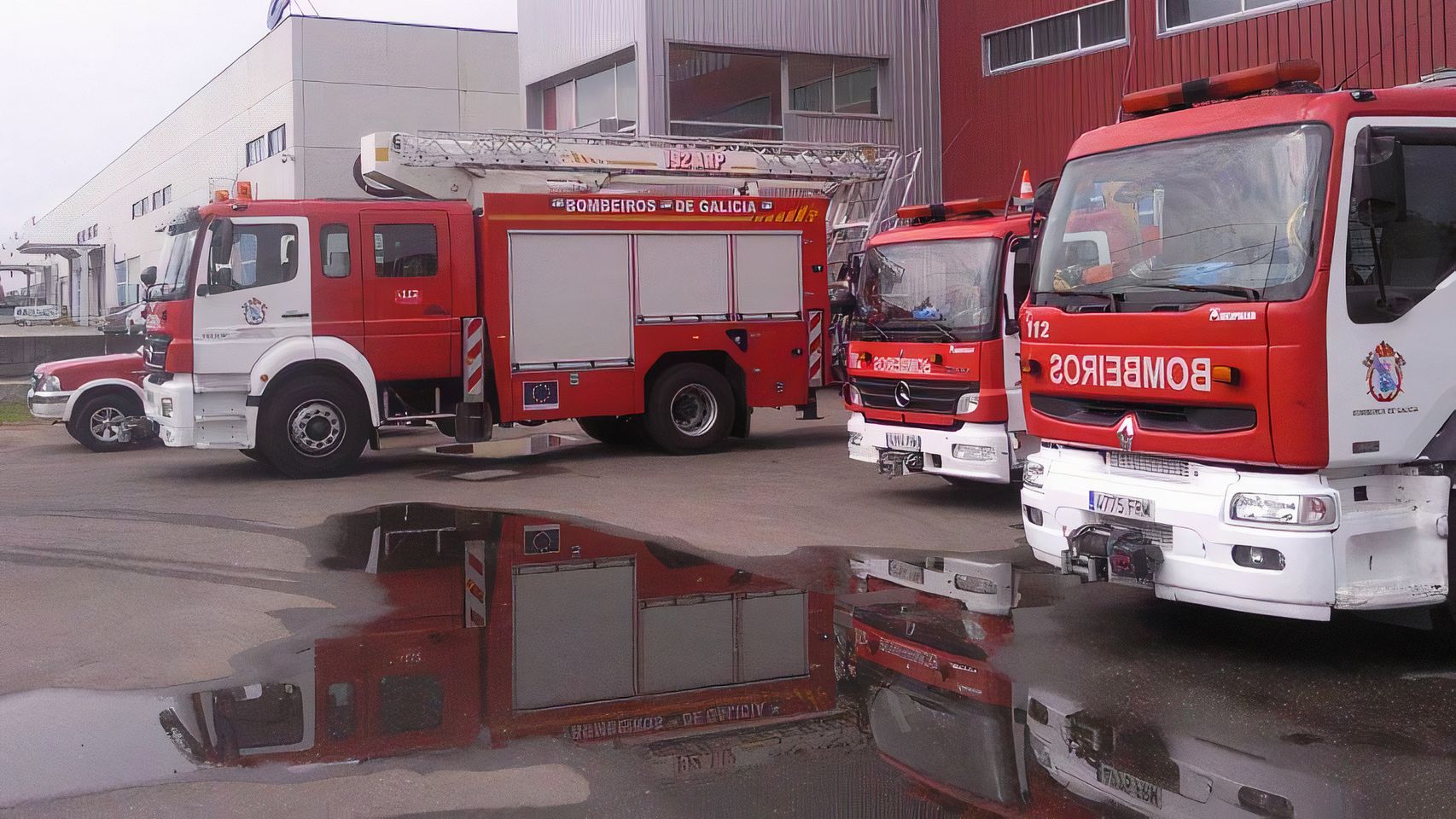 Parque de bomberos de O Porriño.