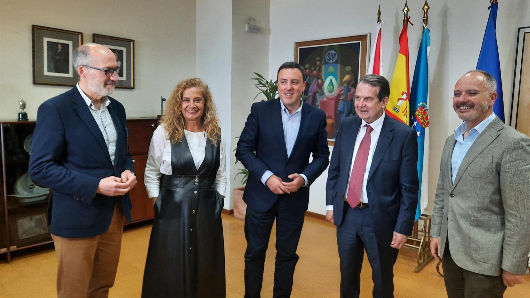 Formoso en la reunión de este jueves con Caballero.