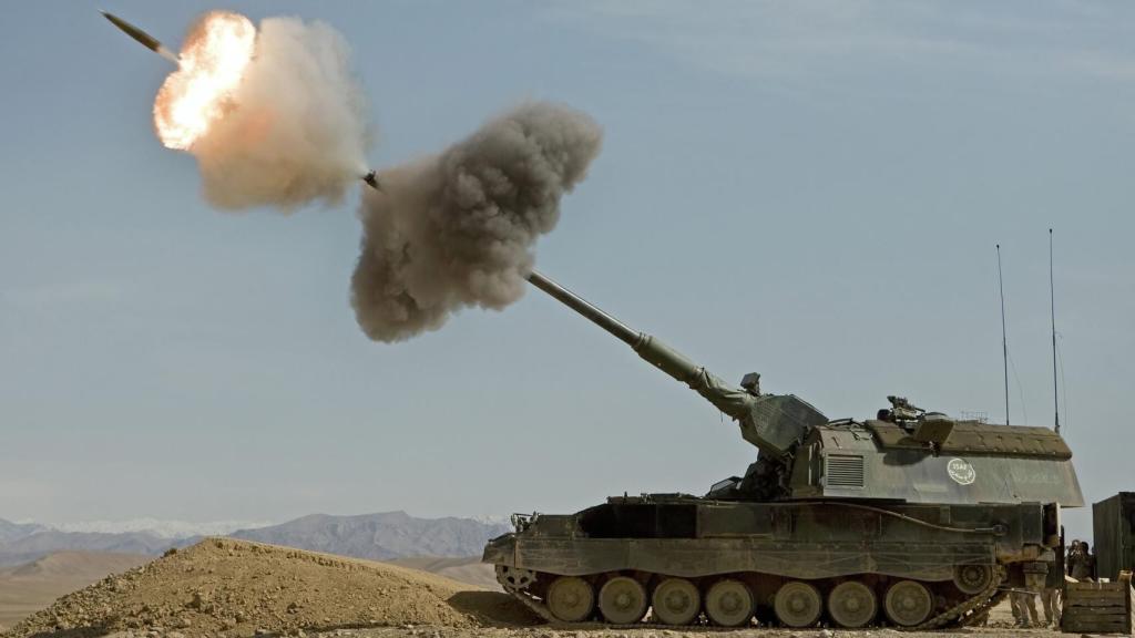 Panzerhaubitz 2000 alemán en Afganistán