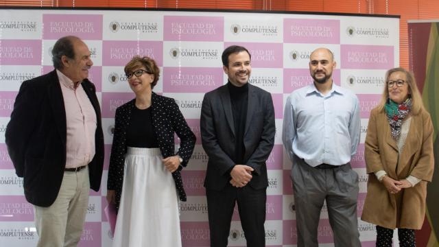 El ministro de Consumo, Alberto Garzón, este viernes en la Universidad Complutense de Madrid.