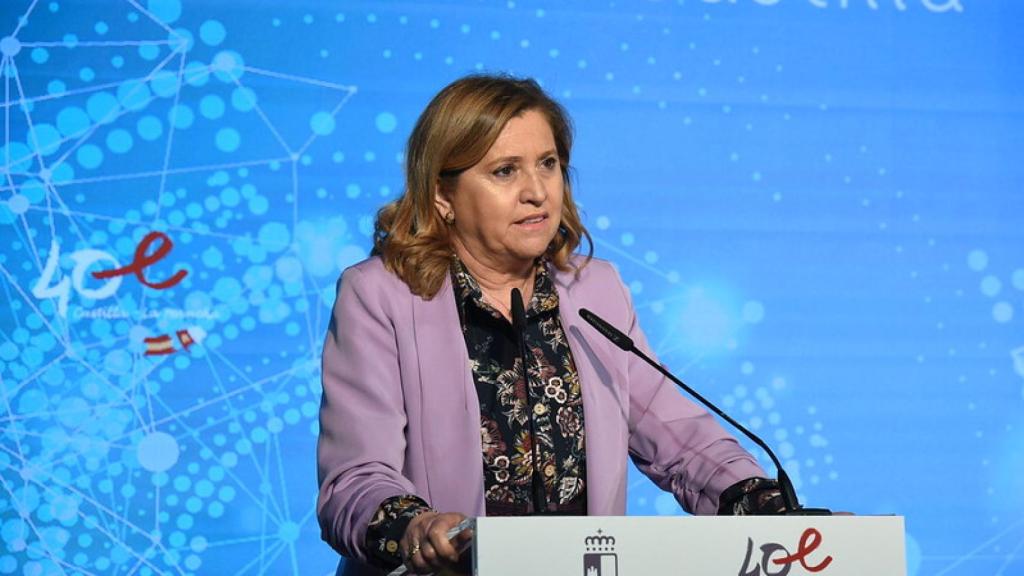 Rosa Ana Rodríguez, consejera de Educación, Cultura y Deporte de Castilla-La Mancha.