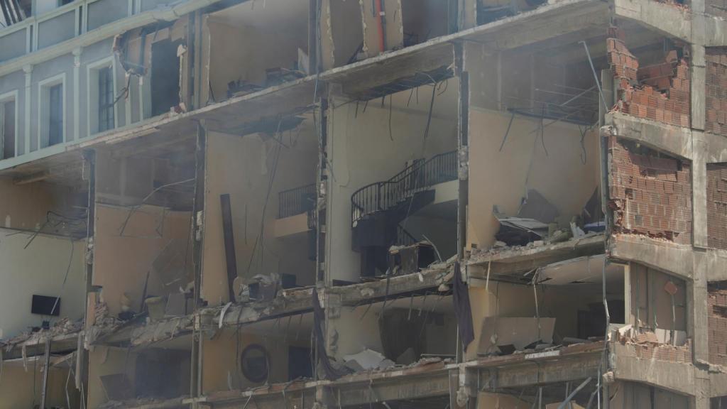 Así han quedado las habitaciones del hotel Saratoga de La Habana tras la explosión este viernes.