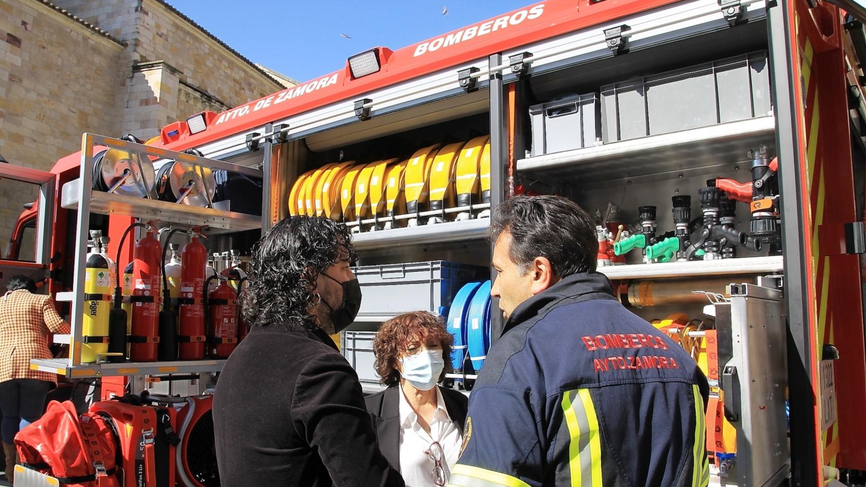 Nuevo camión de Bomberos de Zamora