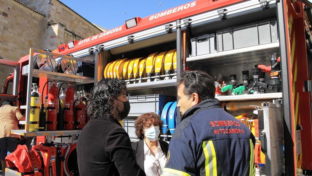 Nuevo camión de Bomberos de Zamora