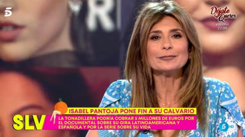 Gema López en 'Sálvame'.